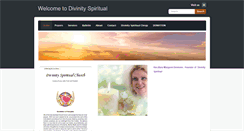 Desktop Screenshot of divinityspiritual.org