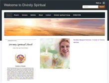 Tablet Screenshot of divinityspiritual.org